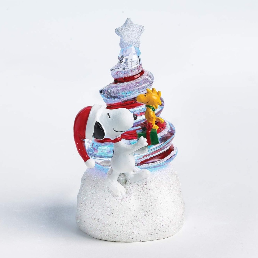 Roman Peanuts Snoopy Christmas Light Up Swirl Tree